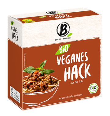 Abbildung der Berief Bio Tofu veganes Hack Packung